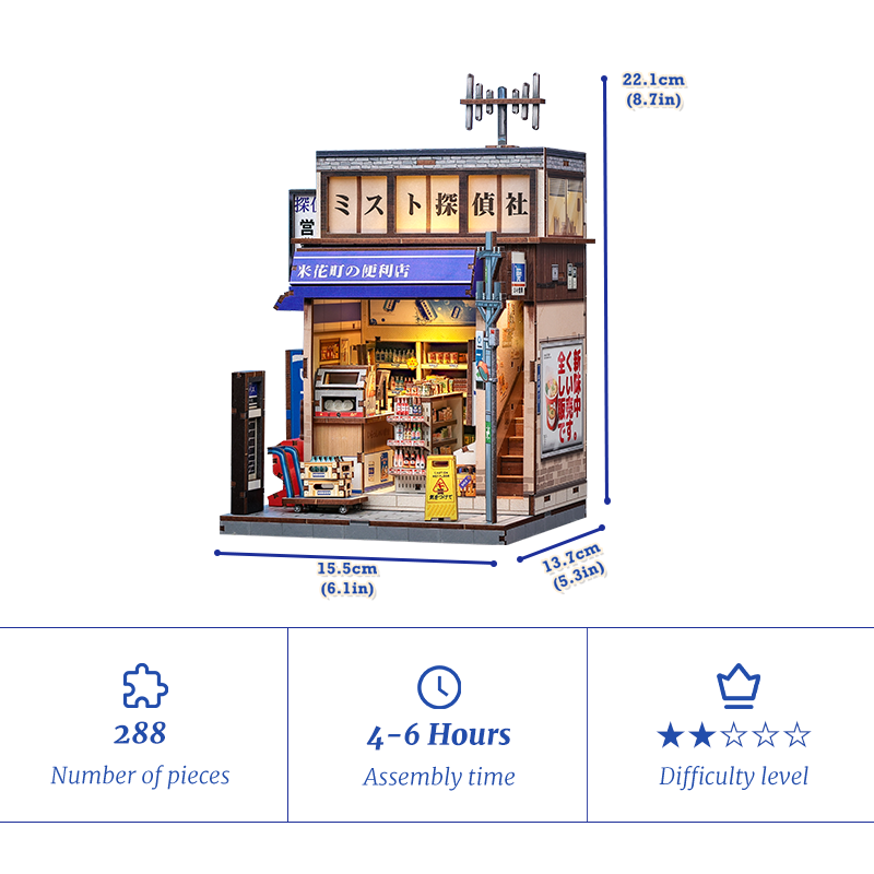 CUTEBEE Beika-cho Convenience Store Miniature House Kit product image 8