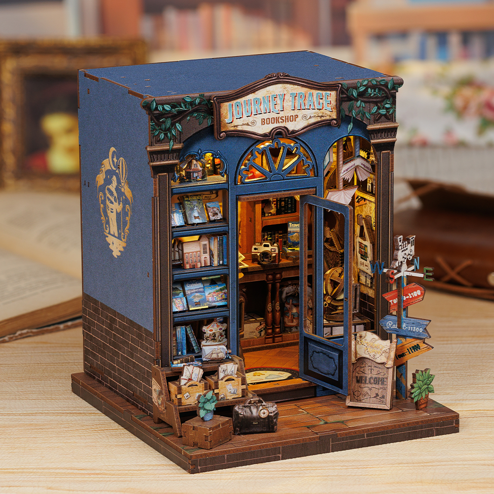 CUTEBEE Journey Trace Bookshop Book Nook Kit product view 4
