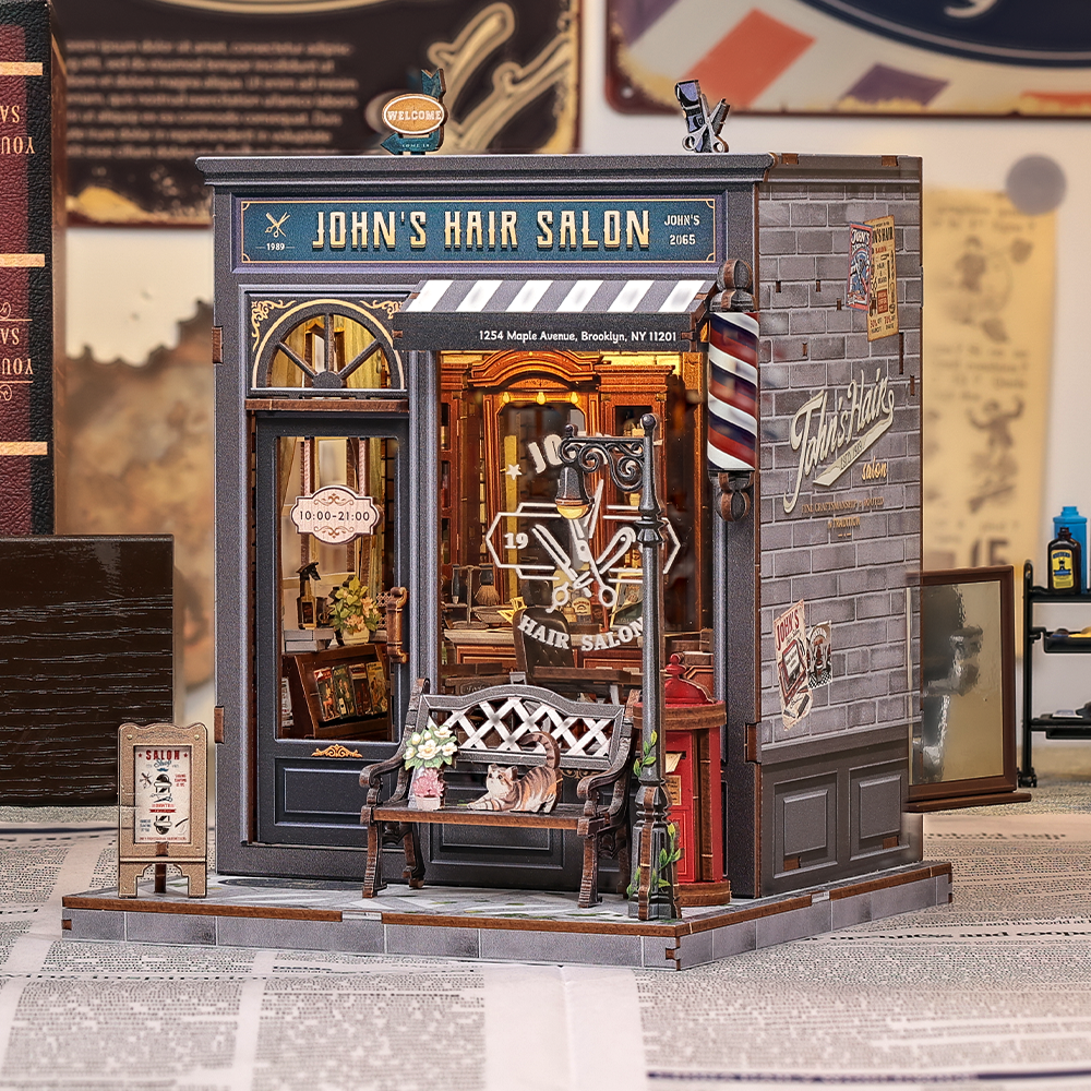 CUTEBEE John’s Hair Salon Miniature House Kit product image 7