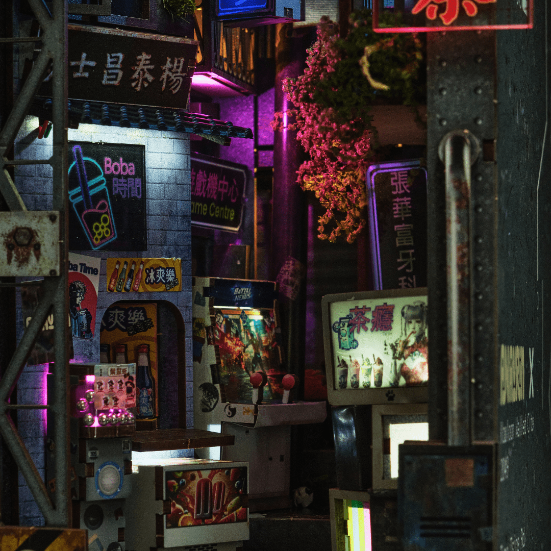ANAVRIN Kowloon Walled City 2049 Book Nook Kit product image 7