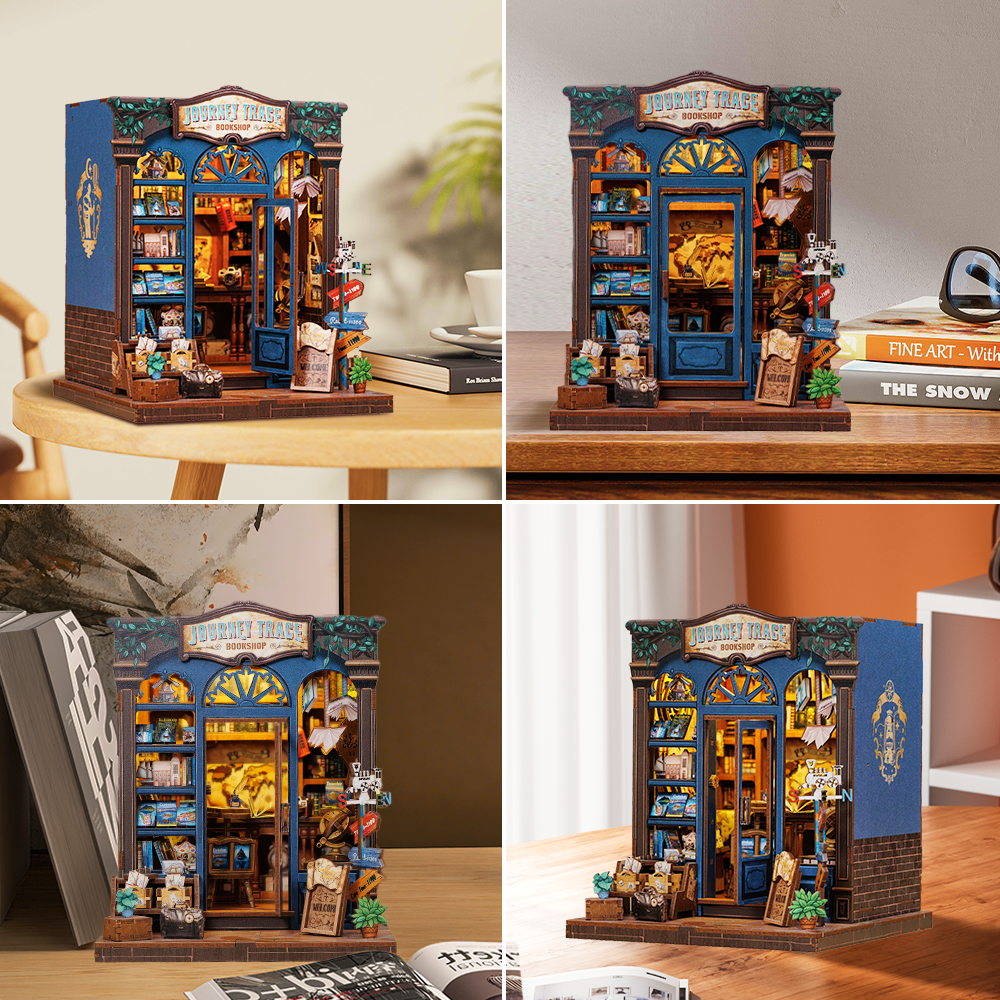 CUTEBEE Journey Trace Bookshop Book Nook Kit product view 8