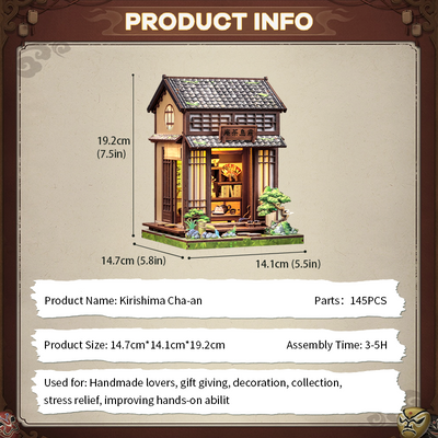 CUTEBEE Kirishima Cha-an Miniature House Kit product image 9