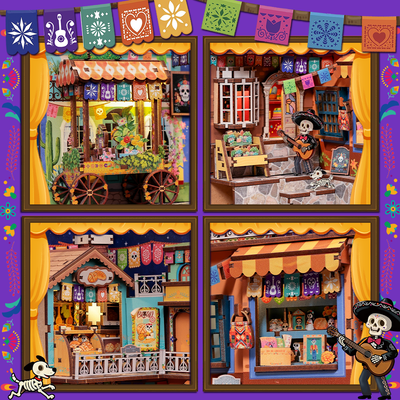 Plaza de los Muertos keepsake shop and handmade details