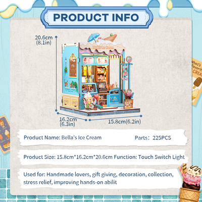 CUTEBEE Bella’s Ice Cream Miniature House Kit product image 8