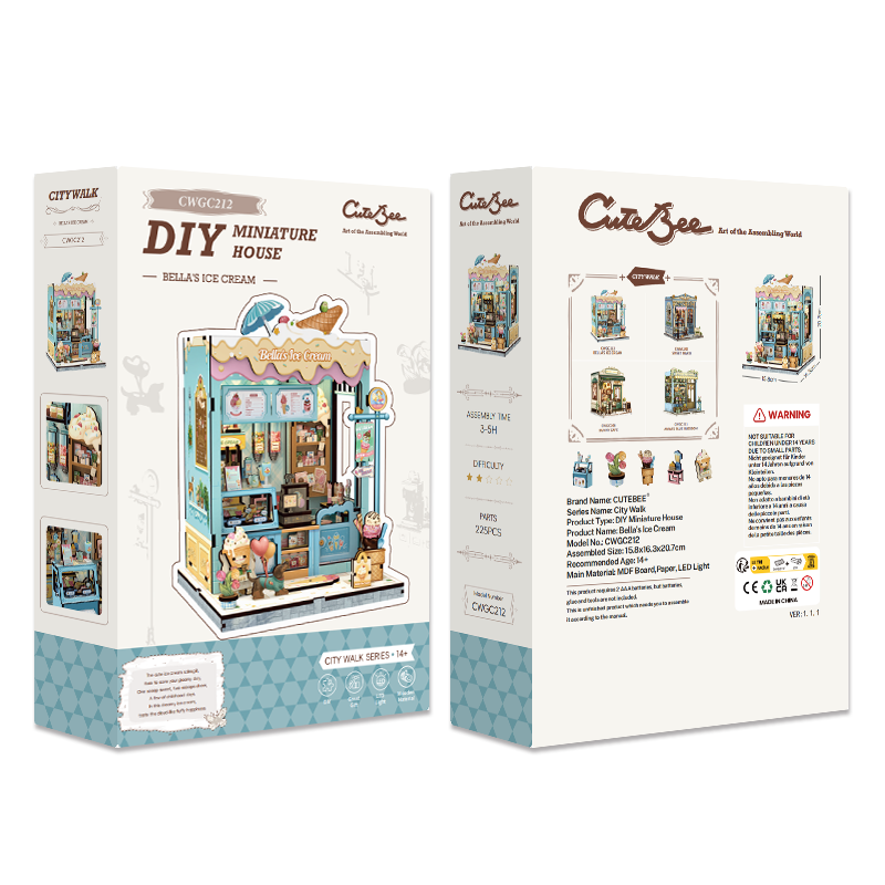 CUTEBEE Bella’s Ice Cream Miniature House Kit product image 10