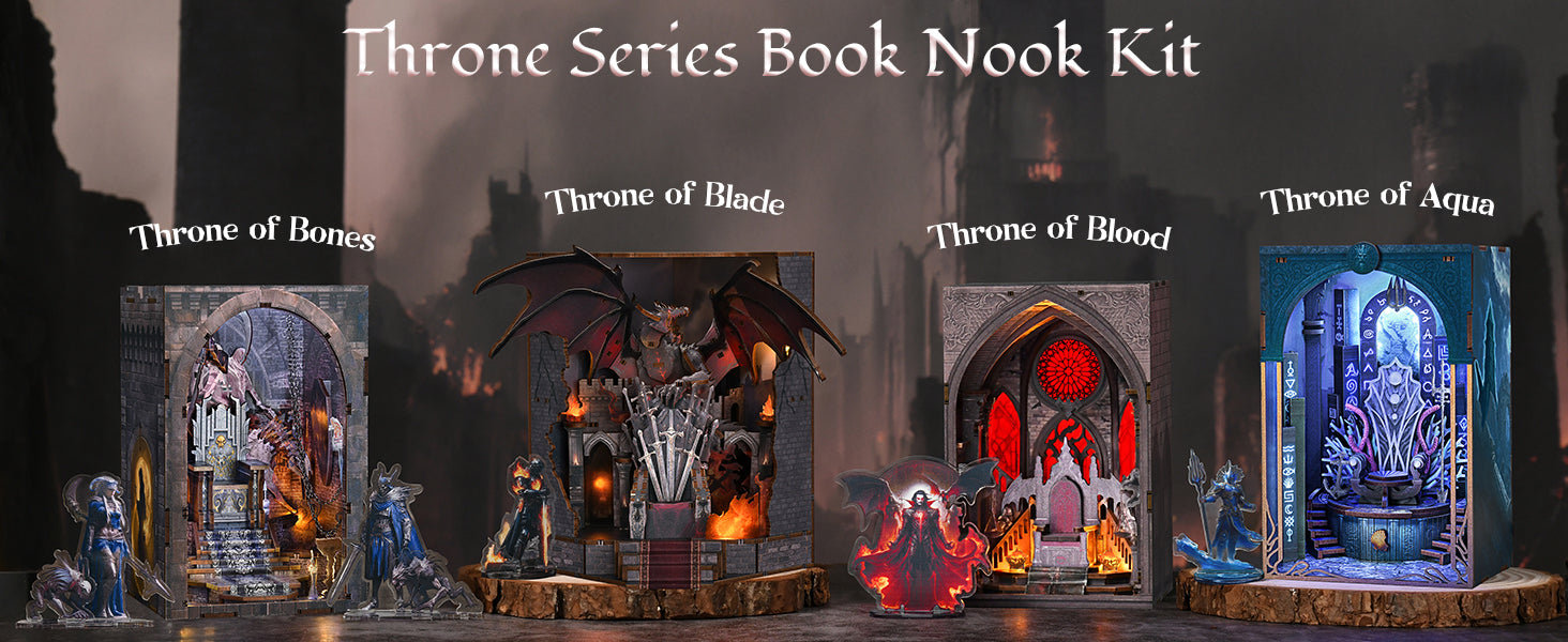 MiniCity Throne of Blades package and finished display presentation