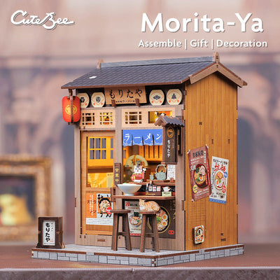 CUTEBEE Morita-Ya ramen shop miniature close-up detail image