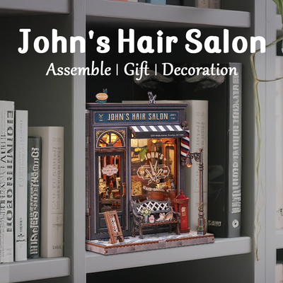 CUTEBEE John’s Hair Salon Miniature House Kit product image 4