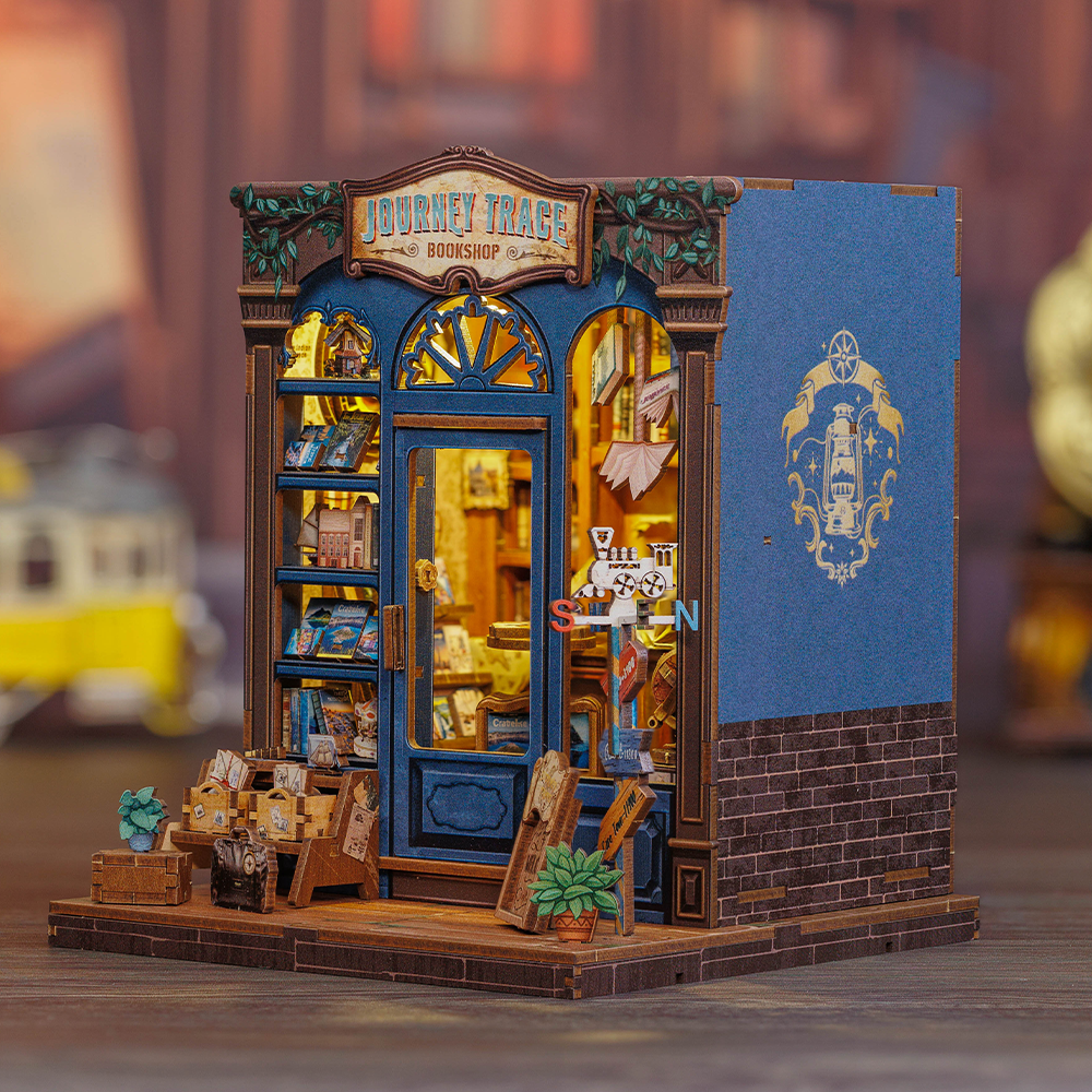 CUTEBEE Journey Trace Bookshop Book Nook Kit product view 3