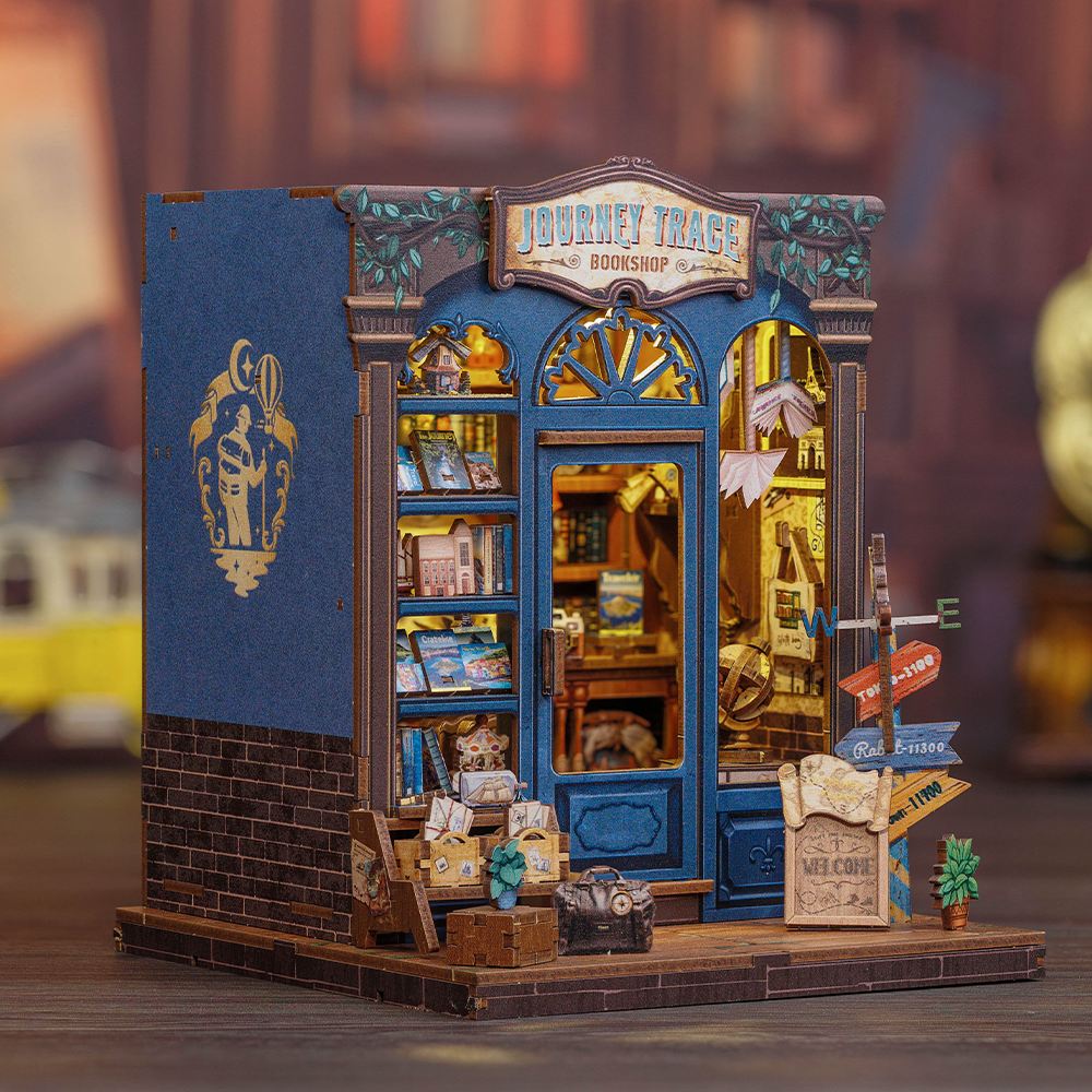 CUTEBEE Journey Trace Bookshop Book Nook Kit product view 2