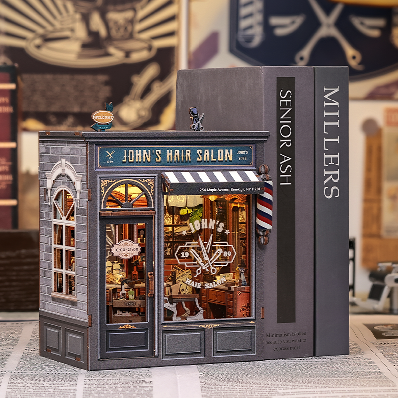 CUTEBEE John’s Hair Salon Miniature House Kit product image 2