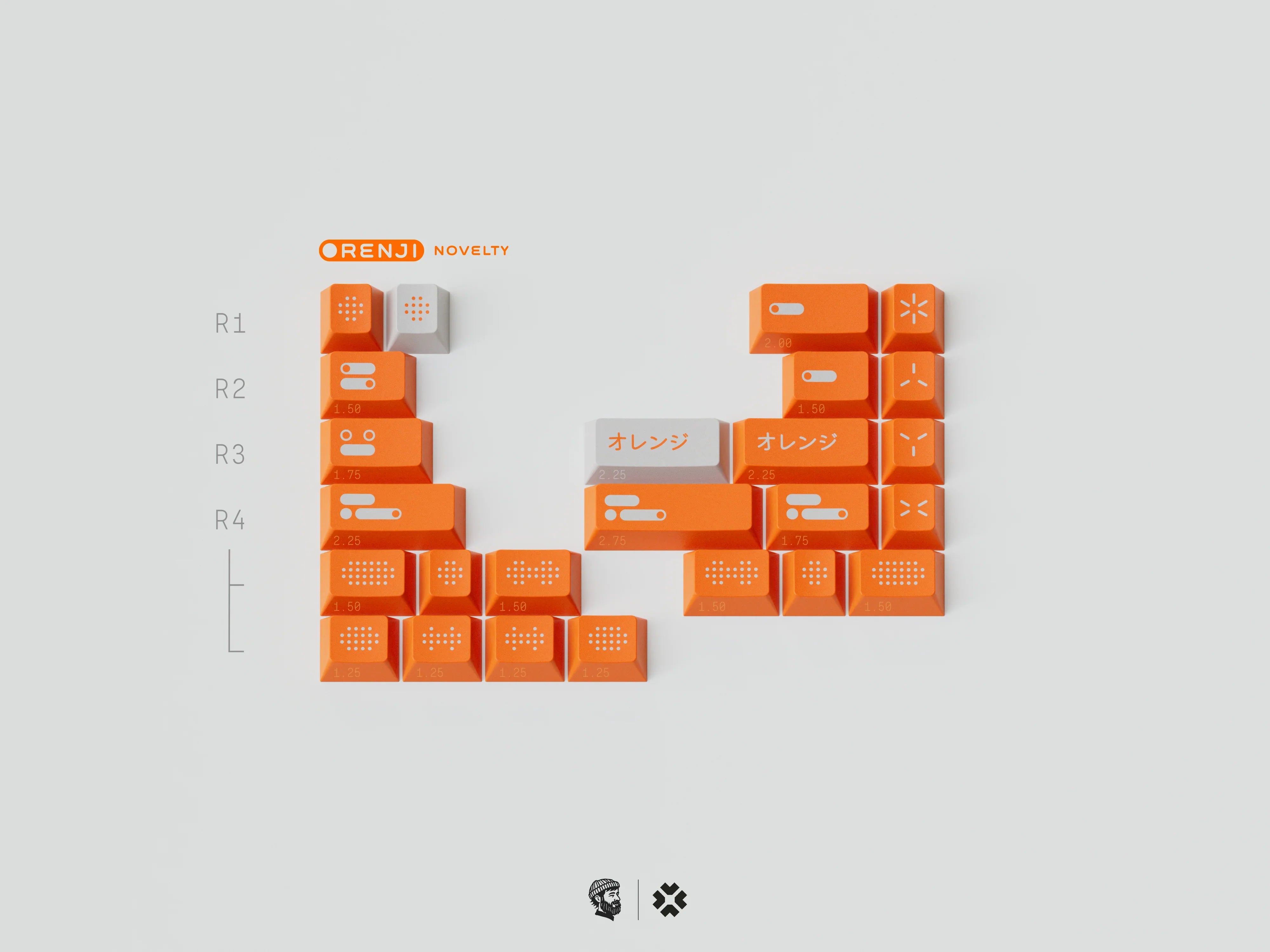 GMK CYL Orenji Keycaps