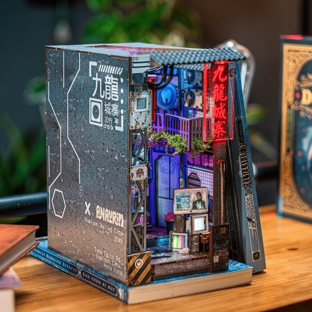 ANAVRIN Kowloon Walled City 2049 Book Nook Kit product image 9