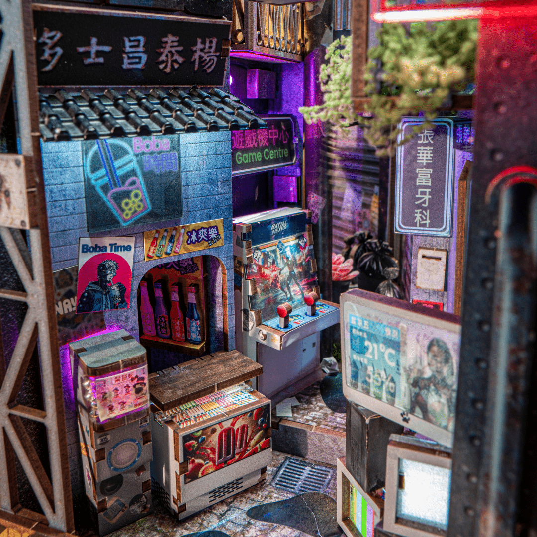 ANAVRIN Kowloon Walled City 2049 Book Nook Kit product image 5