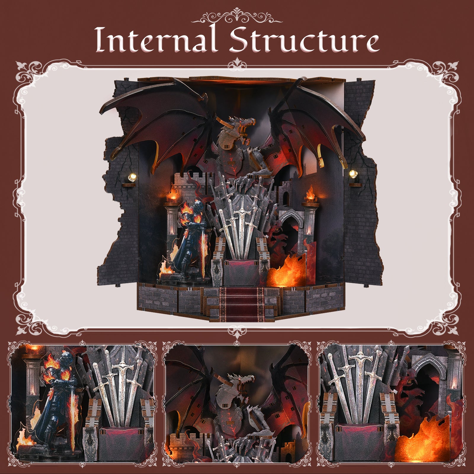 Minicity Throne of Blades Book Nook Kit - CT02 MIN product image 5