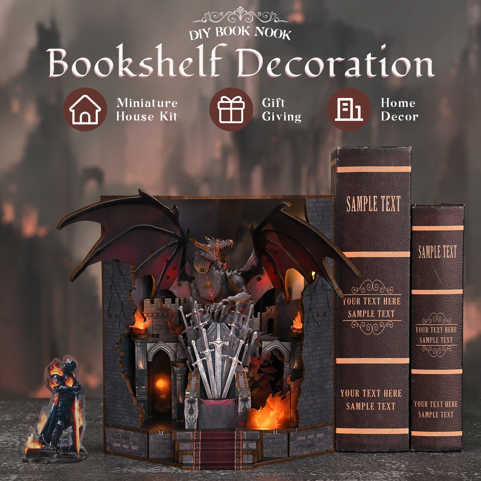 Minicity Throne of Blades Book Nook Kit - CT02 MIN product image 7