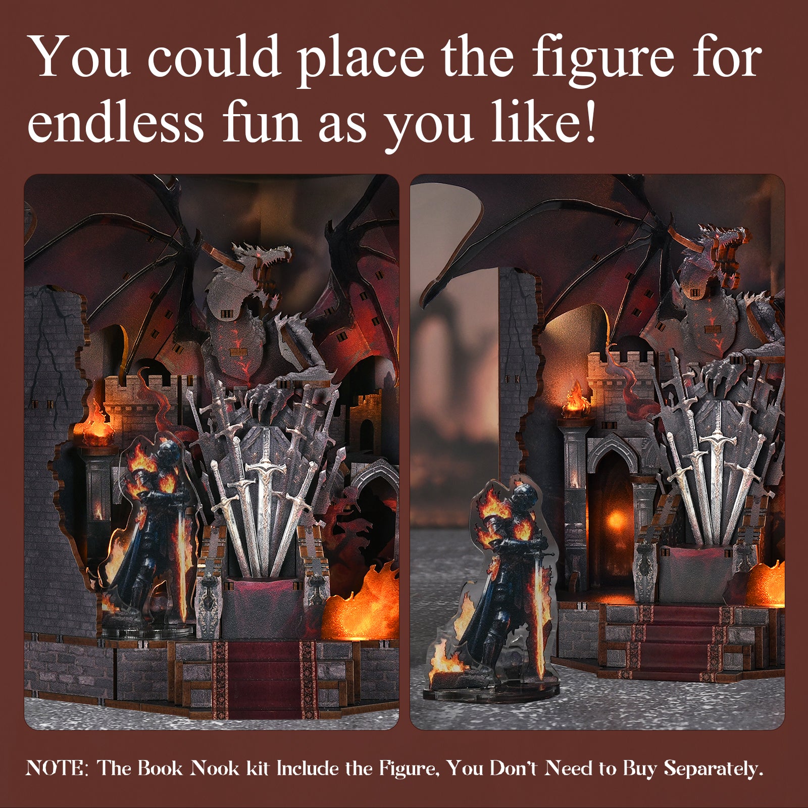 Minicity Throne of Blades Book Nook Kit - CT02 MIN product image 8