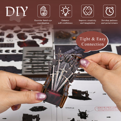 Minicity Throne of Blades Book Nook Kit - CT02 MIN product image 9