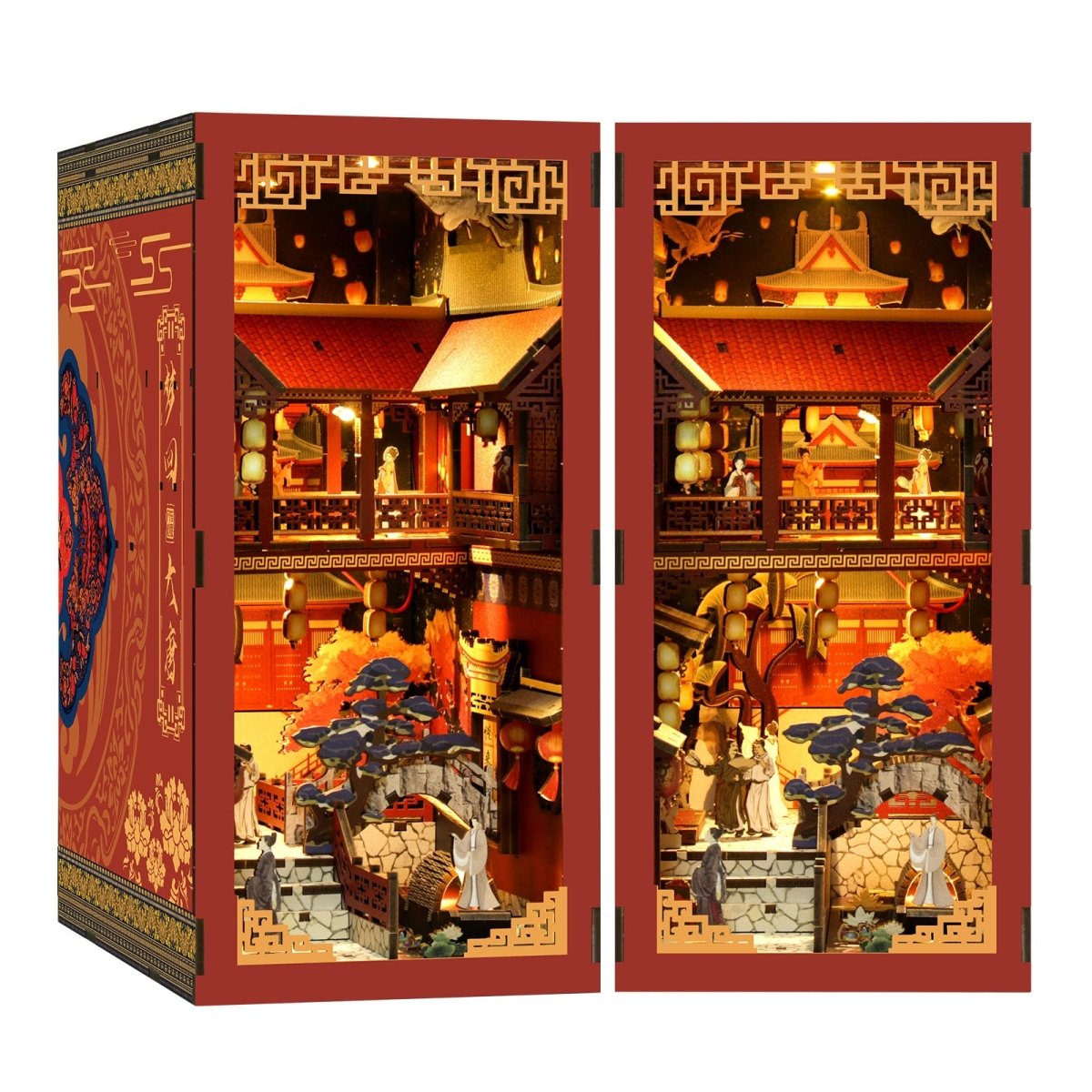 Dream of the Tang Dynasty Book Nook Kit finished miniature scene