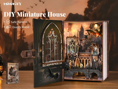 Minicity Flight of Magic Book Nook Kit - CT01 B uploaded gallery image 3