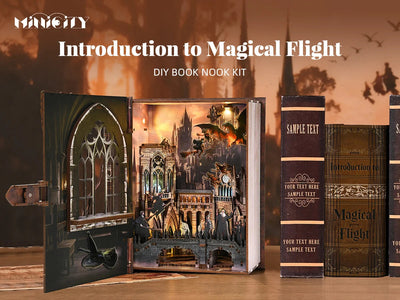 Minicity Flight of Magic Book Nook Kit - CT01 B uploaded gallery image 4